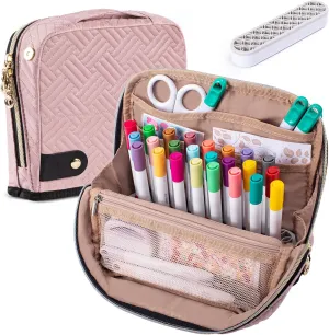 AMOIGEE Stand-Up Tool Organizer with Removable Pen Holder Compatible with Cricut Pen and Tool Set, Storage Organizer for Cricut Accessories and Suppliers, DEST Organizer for Marker