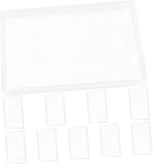 Anneome 10pcs Acrylic Card Holder Card Case for Game Collectibles Sturdy Design for Organizing Protecting Your