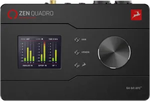 Antelope Audio Zen Quadro Synergy Core Audio Interface — 4-Channel Dual USB-C Bus Powered w/Discrete Preamps, Real-Time DSP FPGA Effects & Compatibility for Mac, iOS, Android Software — 14x10