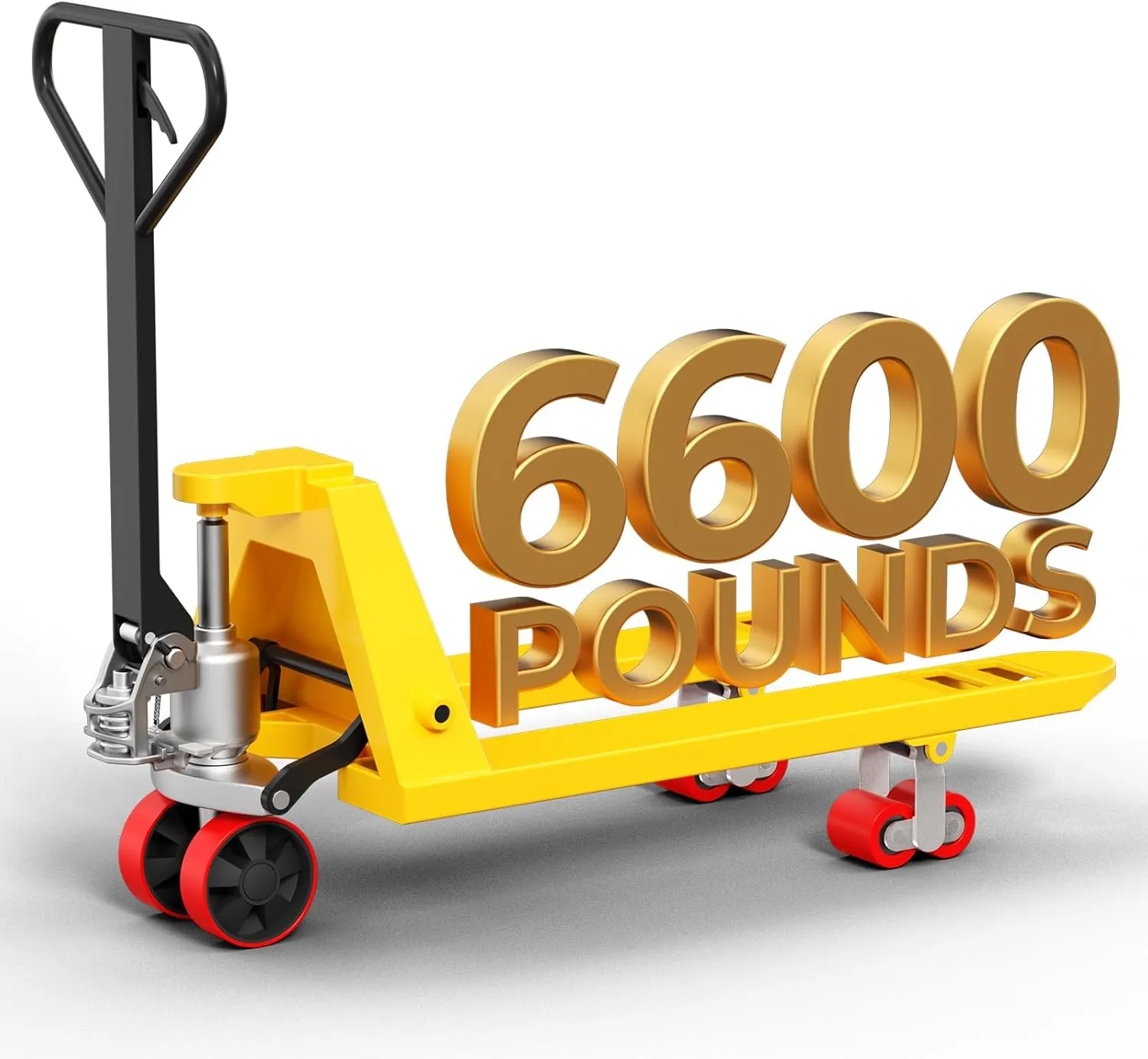 [Anti-Leakage Oil Pump] Arczorix Pallet Jack, 6600 Lb Capacity 27" W x 48" L Forks Size Small Mini Hand Pallet Truck Standard Duty Manual Pallet Trucks