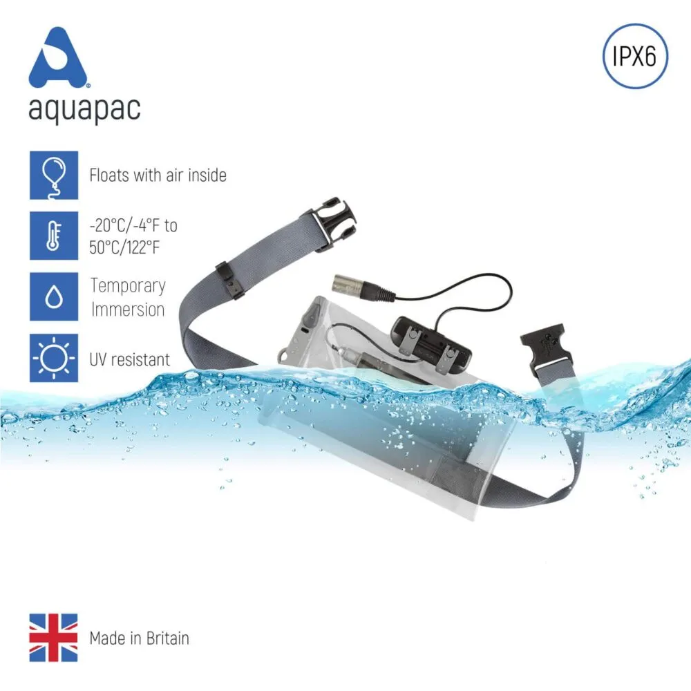 Aquapac Waterproof Radio Microphone Case, Large