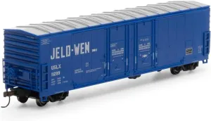 Athearn HO RTR 50' Evans DD Plug Box USLX Jeld-Wen #11299 ATH67956 HO Rolling Stock