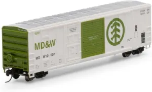 Athearn N 50' FMC Combo Door Box MD&W #10007 ATH24596 N Rolling Stock
