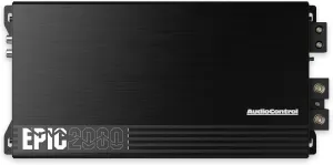 AudioControl EPICENTER Bass Bundle - EPICENTER Bass Restoration Processor (Black)   EPIC2000 Monoblock 2000W Car Audio Subwoofer Amplifier   Stinger 2-Channel 3 FT 6000 Series RCA Interconnect Cable