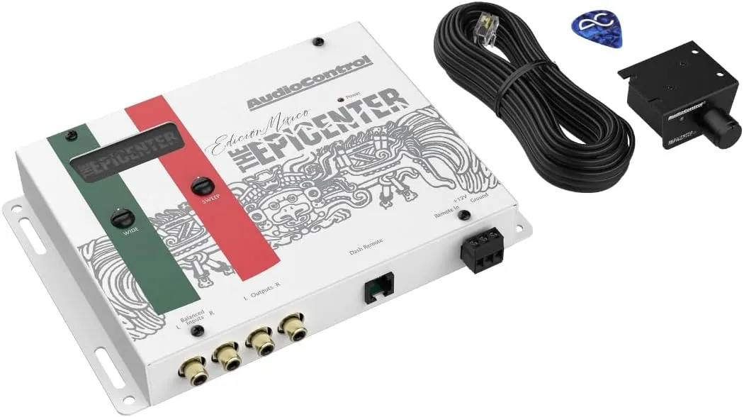 AudioControl EPICENTER Bass Restoration Processor, Car Audio Bass Booster Maximizer (Epicenter Mexico Edition, White)