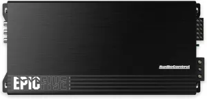 AudioControl EPICFIVE Epic Series 1100 Watt RMS 5-Channel Car Audio Amplifier, Class D, Epic Boost, Subsonic Filter, High-Pass/Low-Pass Filters, ACR-E Remote Bass Knob, Epicenter Link