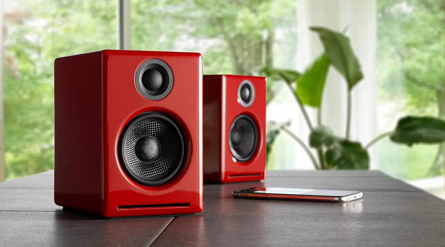 Audioengine A2  Bluetooth Speakers Wireless - 60W Computer Speakers for Music and Gaming