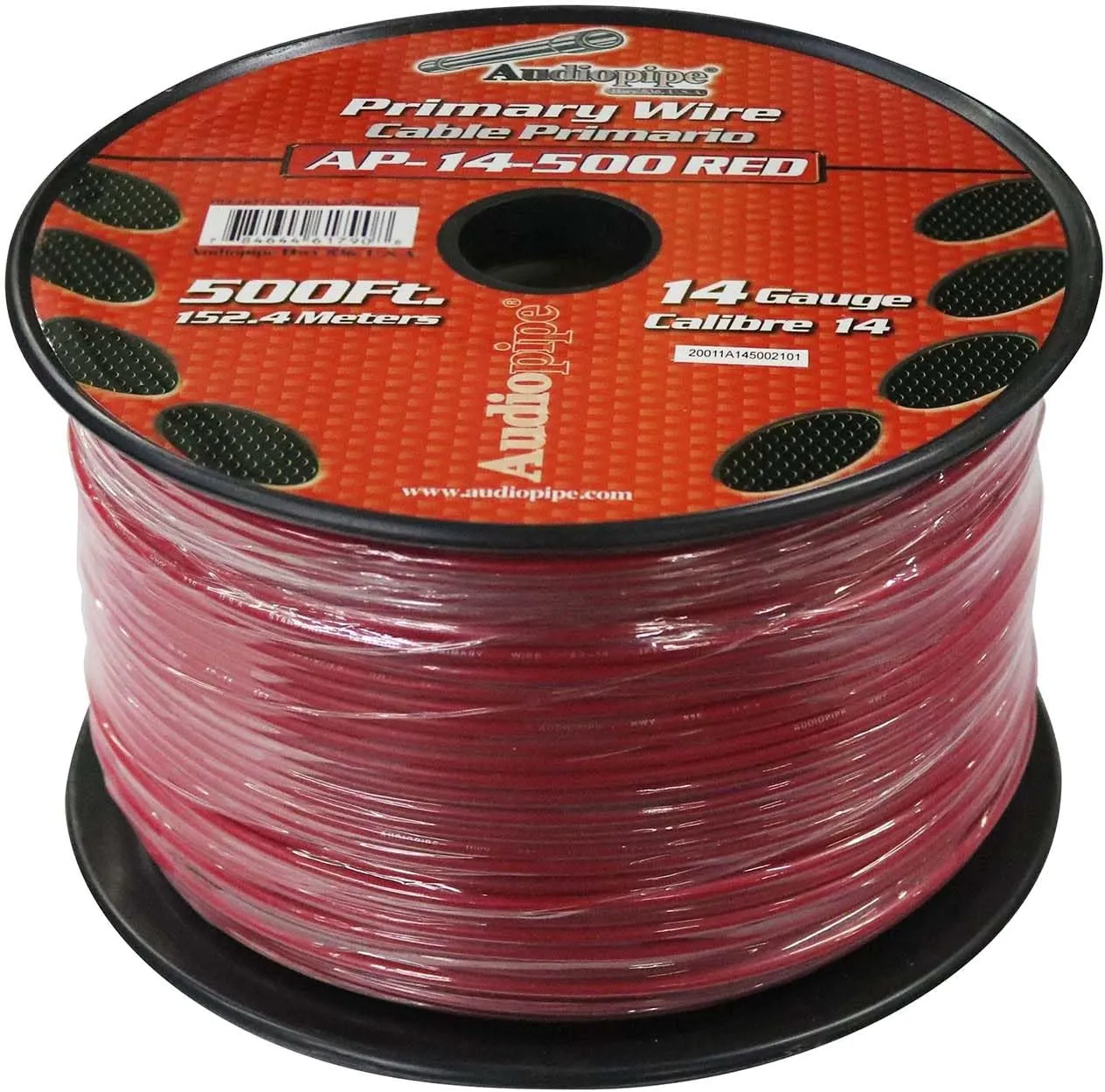 Audiopipe AP14500RD 14 Gauge 500ft Primary Wire Red
