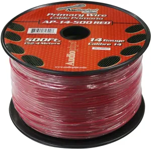 Audiopipe AP14500RD 14 Gauge 500ft Primary Wire Red