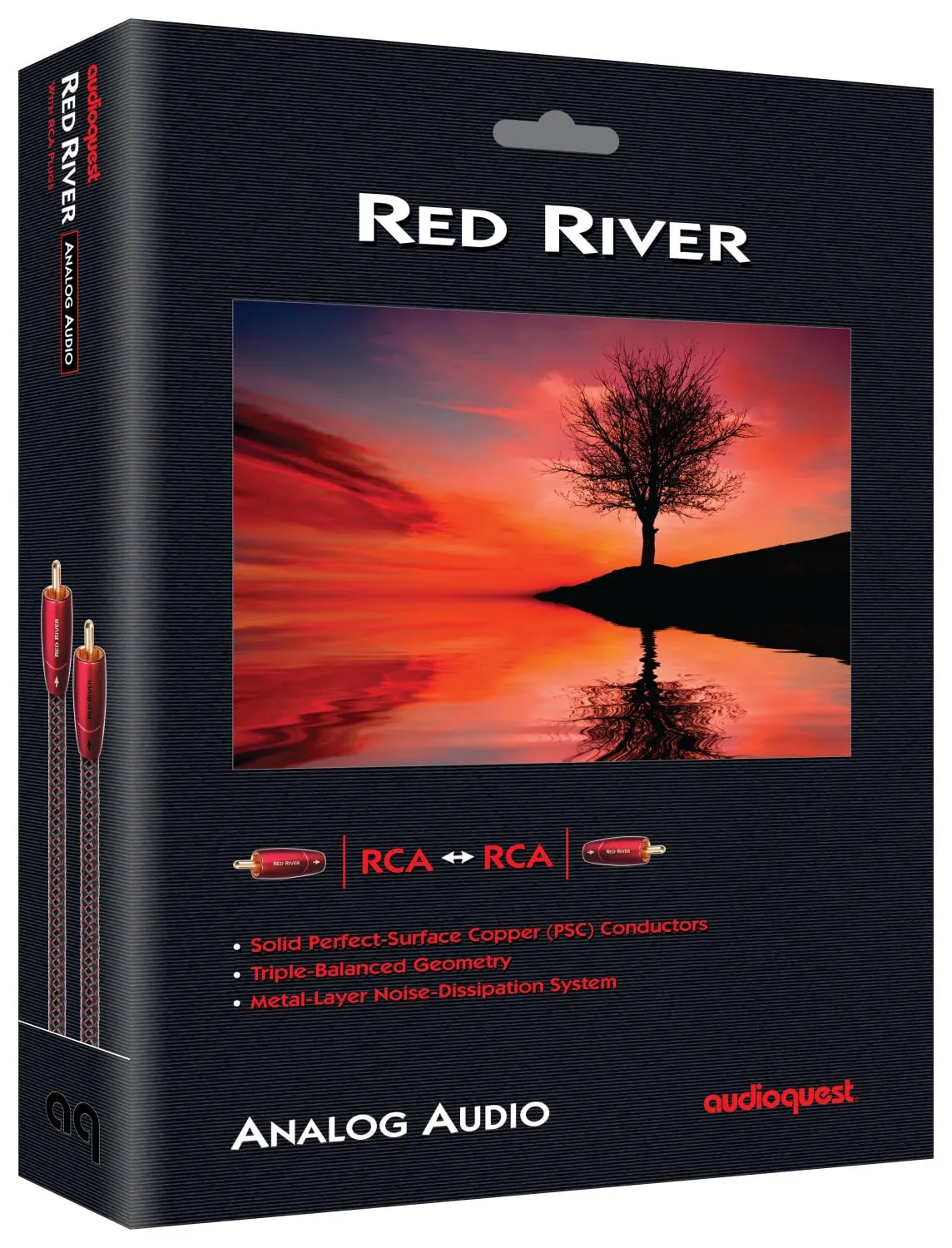 AudioQuest Red River RCA Stereo Cables 1.5m (Pair)