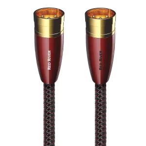 AudioQuest Red River XLR > XLR Audio Interconnect Cable - 0.5m - Pair