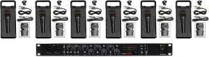 Audiosavings Bundle: Focusrite Scarlett OctoPre Microphone Preamp w/ADAT 192 kHz 109dB Bundle with (6) Rockville RMIC-SR Handheld DJ Vocal Recording Wired Microphone Cables Mic Case (7 Items)