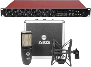 Audiosavings Bundle: Scarlett OctoPre Dynamic 8-Channel Microphone Mic Preamp ADAT 192 kHz Bundle with P220 Studio Condenser Microphone Recording Mic Shockmount Carry Case (2 Items)