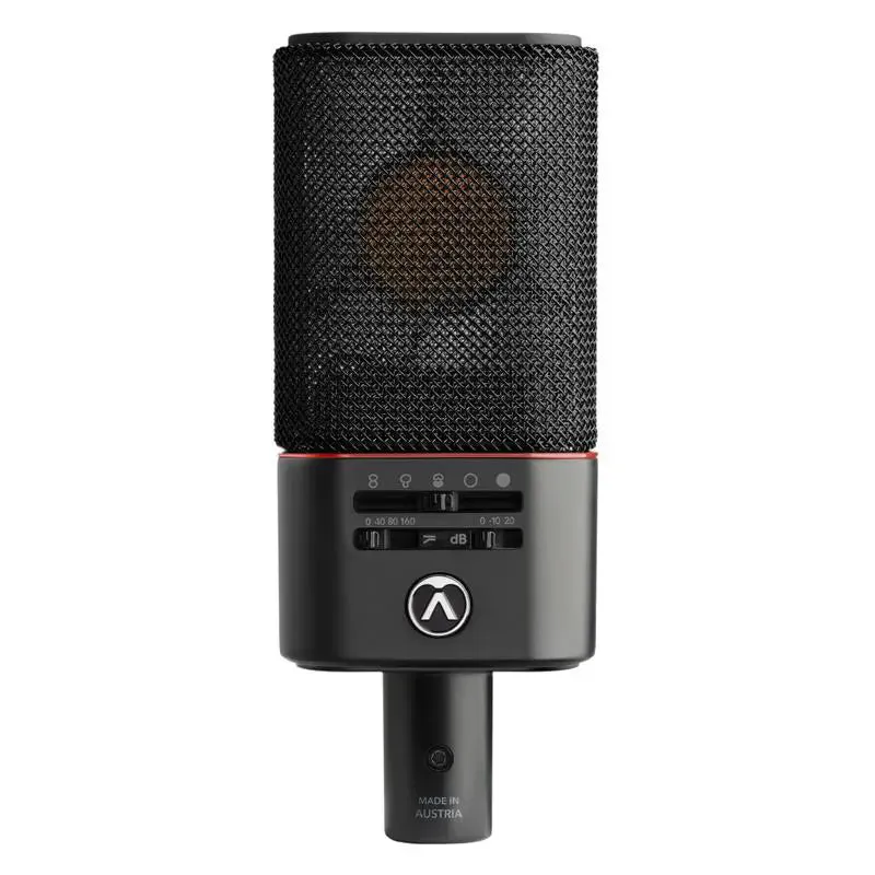 Austrian Audio OC818 Black Multi-Pattern Dual Output Condenser Microphone Studio Set DUAL