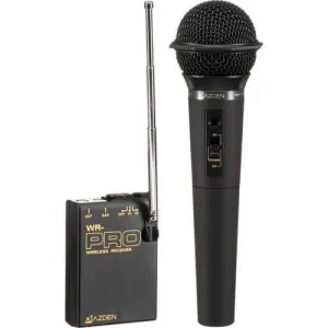 Azden WHX-PRO VHF Camera-Mount Wireless Cardioid Handheld Microphone System