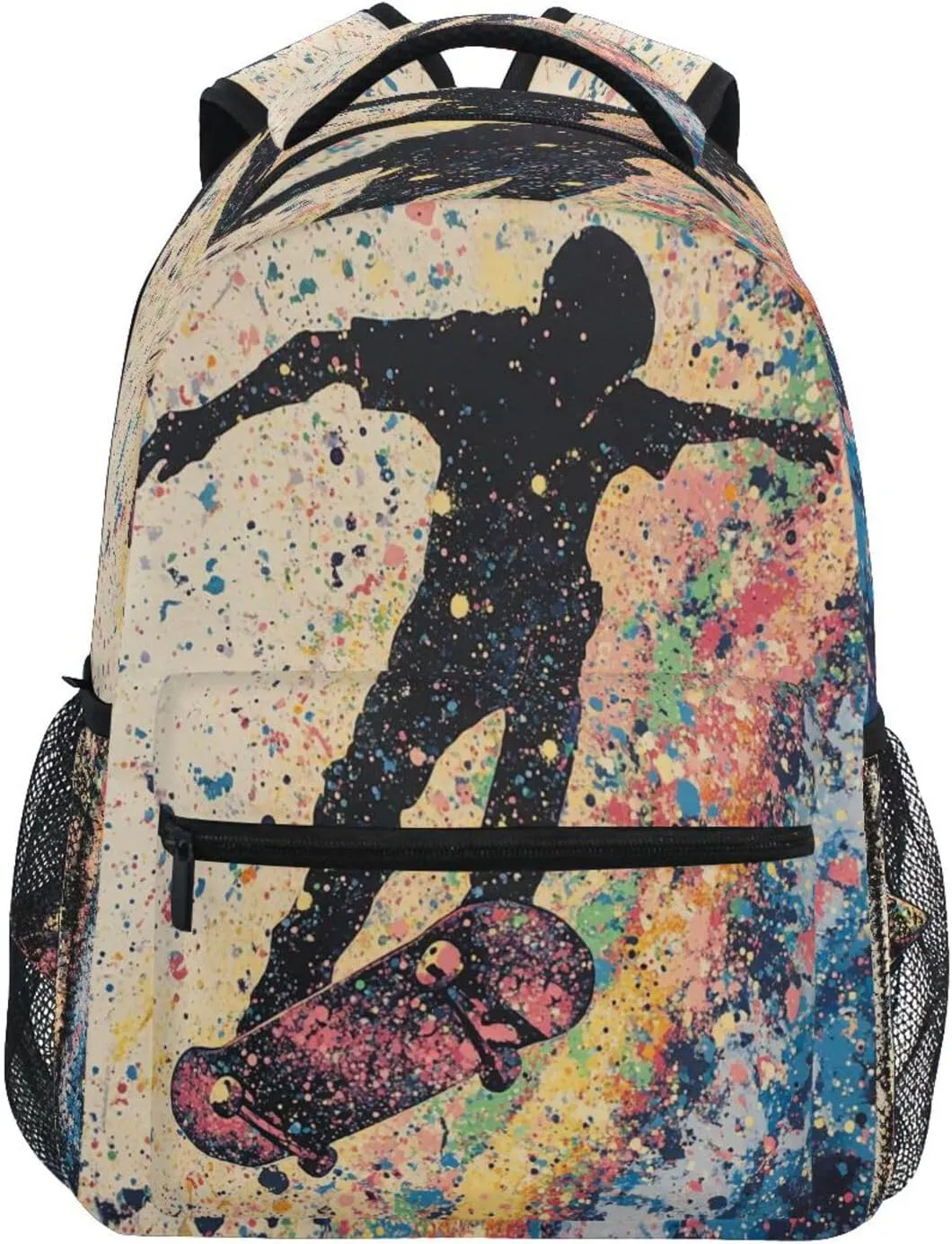 Backpacks for Teacher Nurse Waterproof Business Work Bag with Chest Strap for Travel Trip Skateboard