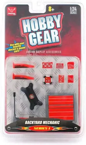 Backyard Mechanic Tool Diorama Set 1:24 Scale