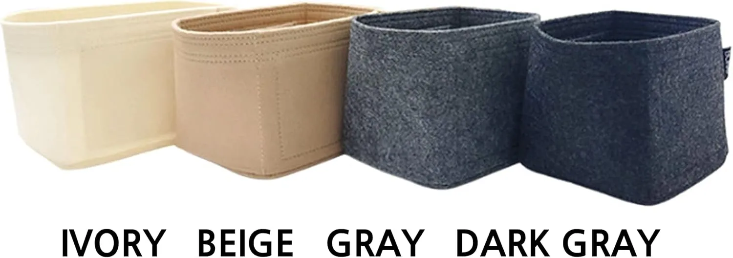 Bag Organizer for Goyard Go Petit Flot Bag Shaper Purse Insert (GREY)