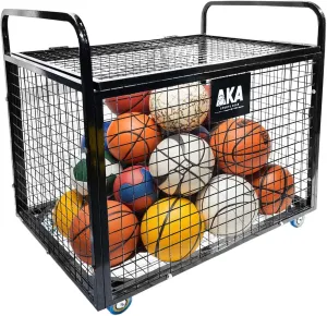 Ball Storage Cart, Sports Equipment Organizer