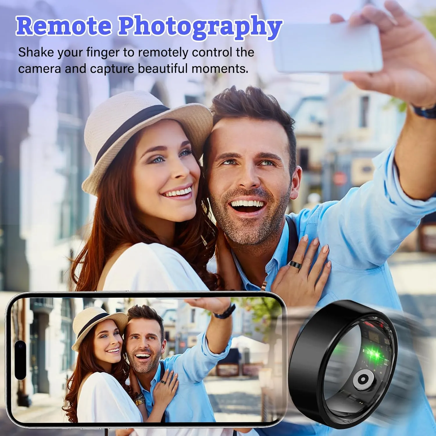 BANGALORE Smart Fitness Ring for Men & Women – Activity & Wellness Tracker with Heart Rate, Sleep, and Blood Oxygen Monitoring, Motion Tracking, Waterproof Build, and No Subscription Required (10#)