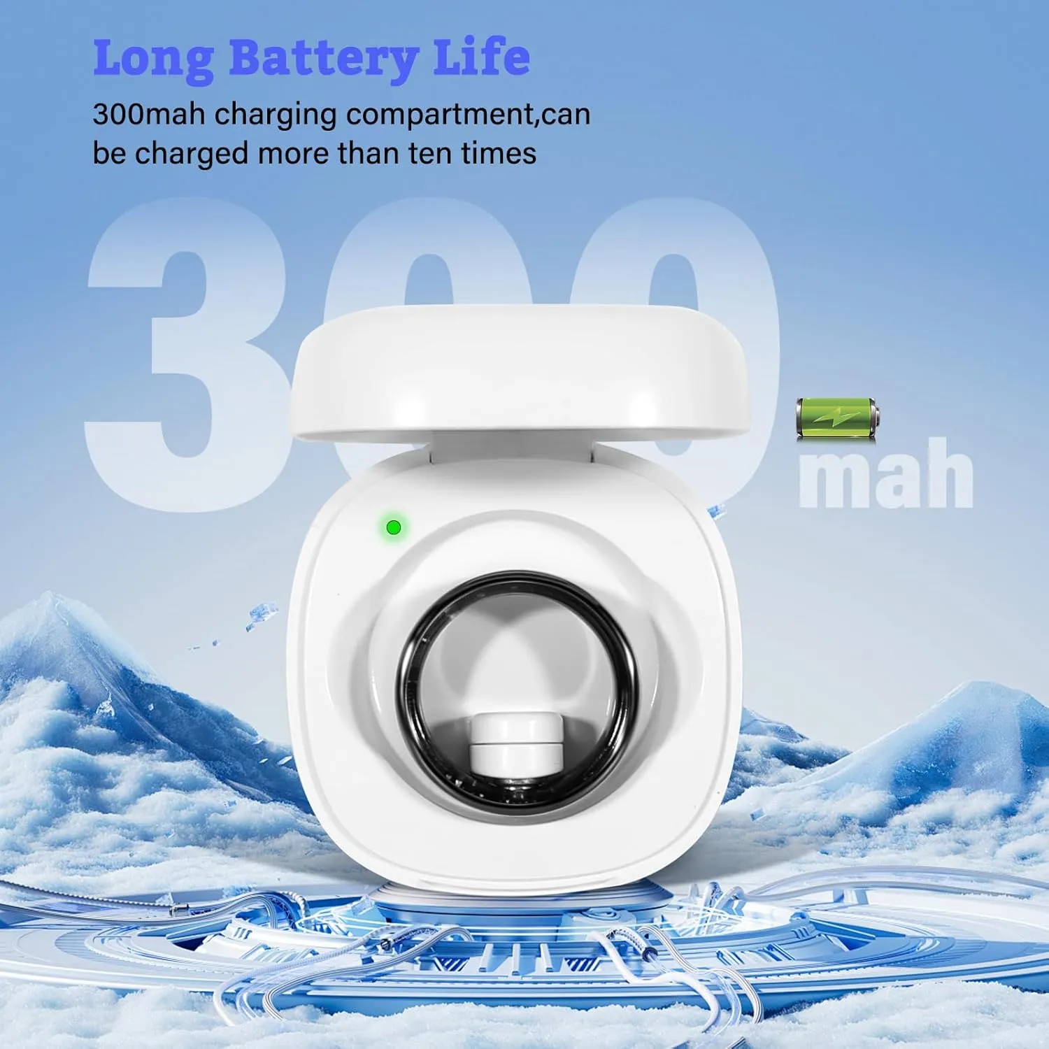 BANGALORE Smart Fitness Ring for Men & Women – Activity & Wellness Tracker with Heart Rate, Sleep, and Blood Oxygen Monitoring, Motion Tracking, Waterproof Build, and No Subscription Required (10#)