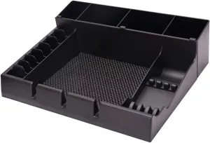 Barber Clipper Tray Organizer Portable Notches with Storage Case Corded Clippers Holder for Hairdresser, Salon Station Haircut Tools