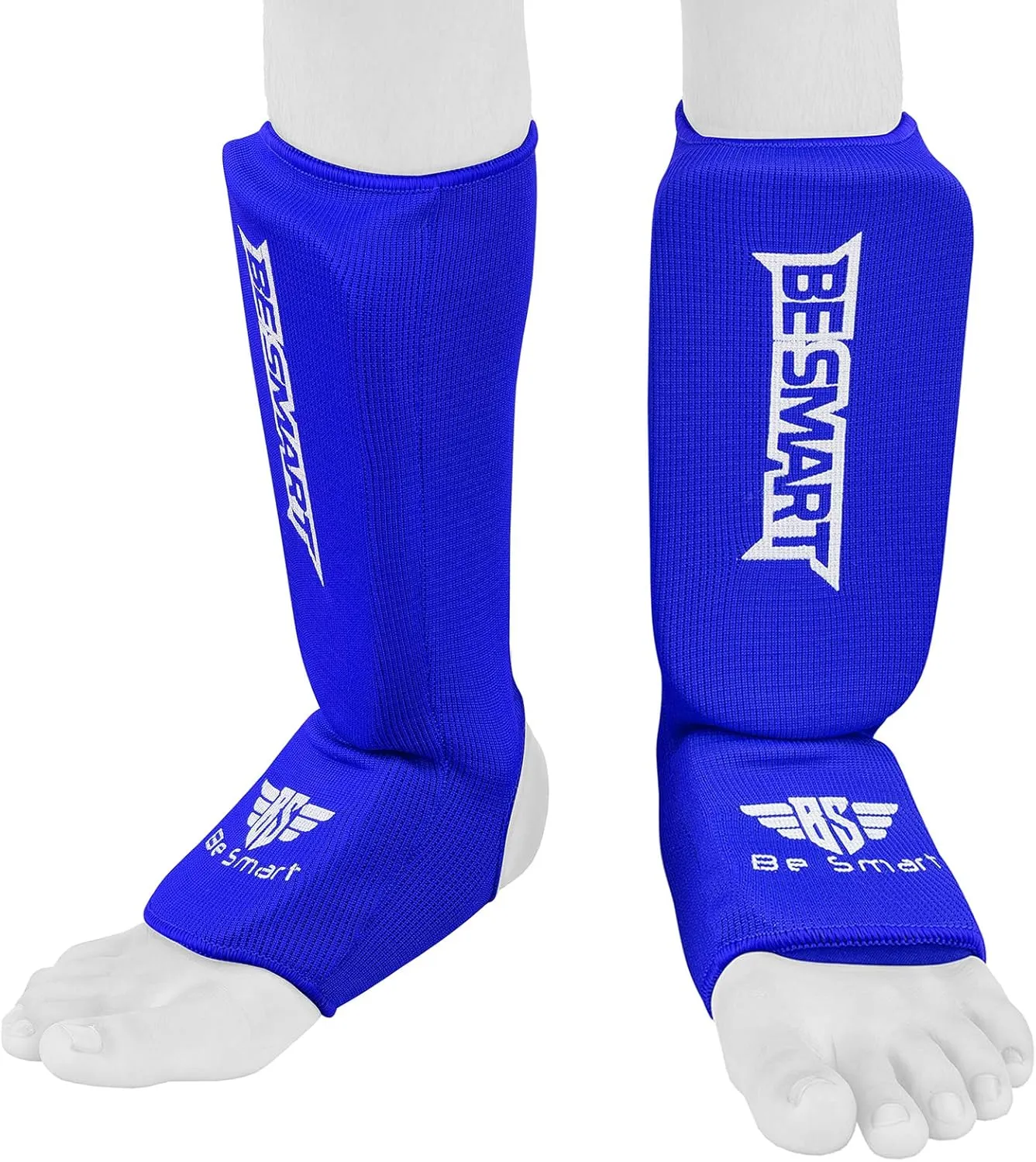 Be Smart Kids, Adults, Youth, Men and Women Muay Thai MMA Kickboxing Shin Guards, Instep Guard Training, Sparring Protective Gear Equipment Shin Kick Pads