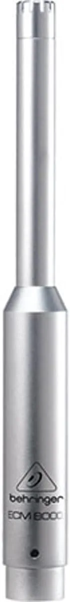 Behringer ECM8000 Ultra-Linear Omni-Directional Measurement Condenser Microphone, 20-20000Hz Frequency Response, 200 Ohms Impedance
