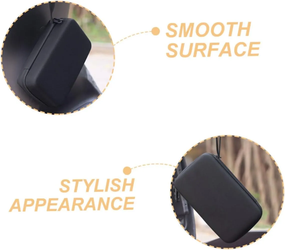 BESPORTBLE Electric Vehicle Charger Storage Bag Hard Shell Shockproof Organizer for Bike Cables Accessories Stylish Design for Electric Scooters and Bicycles Durable Easy to Clean