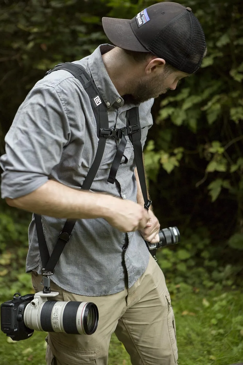 BLACKRAPID Double Breathe Camera Harness, Trusted Design For One Or Two SLR, DSLR, Mirrorless Cameras