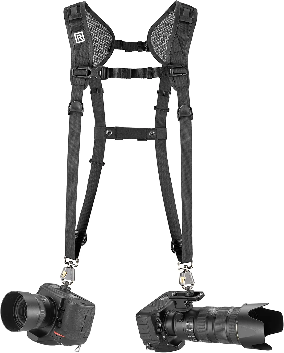 BLACKRAPID Double Breathe Camera Harness, Trusted Design For One Or Two SLR, DSLR, Mirrorless Cameras
