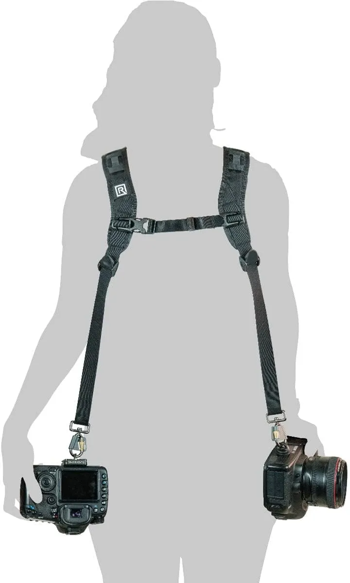BLACKRAPID Double Breathe Camera Harness, Trusted Design For One Or Two SLR, DSLR, Mirrorless Cameras