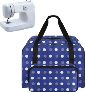 Blue Dot Craft Bag Organizer Tote Bag Sewing Accessories Organizer Craft Supplies Carrier Organizer Crochet Bag