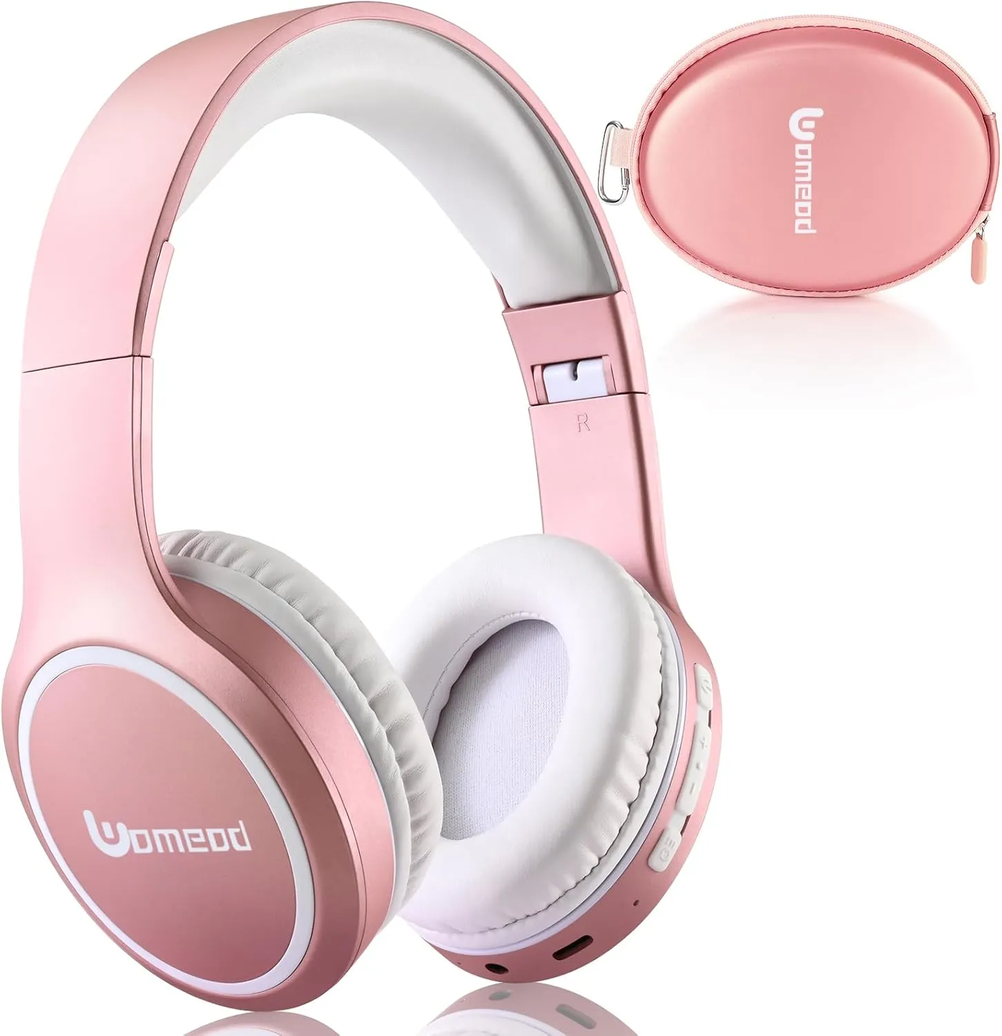 Bluetooth Headphones Over Ear, 70H Playtime and 3 EQ Music Modes Wireless Headphones with Microphone, HiFi Stereo Foldable Lightweight Headset, Deep Bass for Home Office Cellphone PC