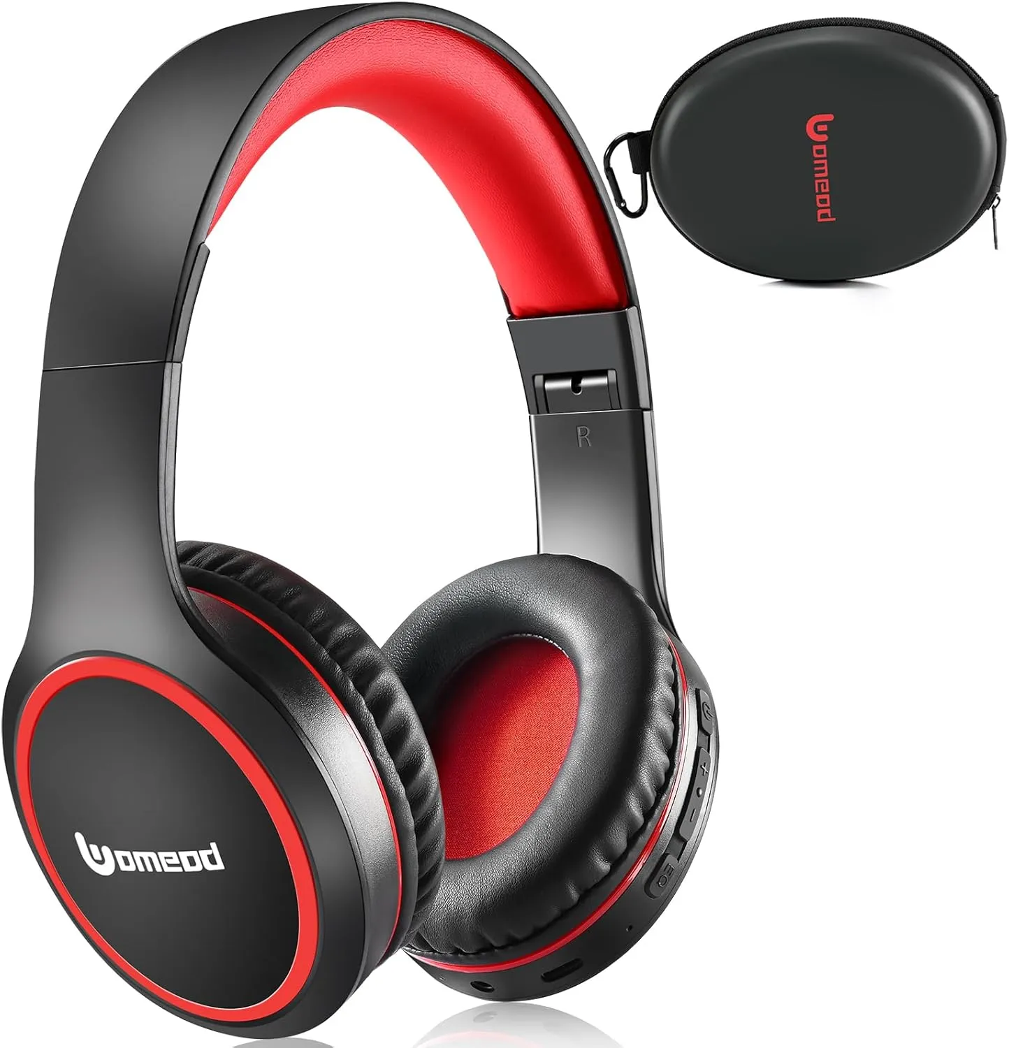 Bluetooth Headphones Over Ear, 70H Playtime and 3 EQ Music Modes Wireless Headphones with Microphone, HiFi Stereo Foldable Lightweight Headset, Deep Bass for Home Office Cellphone PC