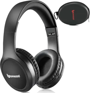 Bluetooth Headphones Over Ear, 70H Playtime and 3 EQ Music Modes Wireless Headphones with Microphone, HiFi Stereo Foldable Lightweight Headset, Deep Bass for Home Office Cellphone PC