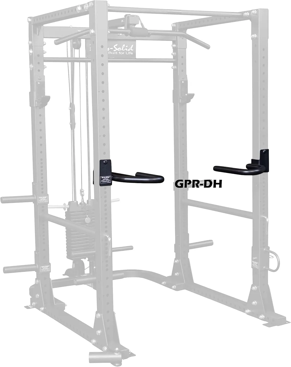 Body-Solid GPRDH Dip Handle Attachment for GPR400 Power Rack
