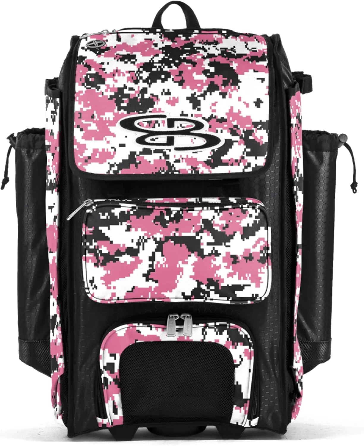 Boombah Catchers Superpack Hybrid Rolling Digital Camo Bat Bag - Multiple Colors - Wheeled & Backpack Version