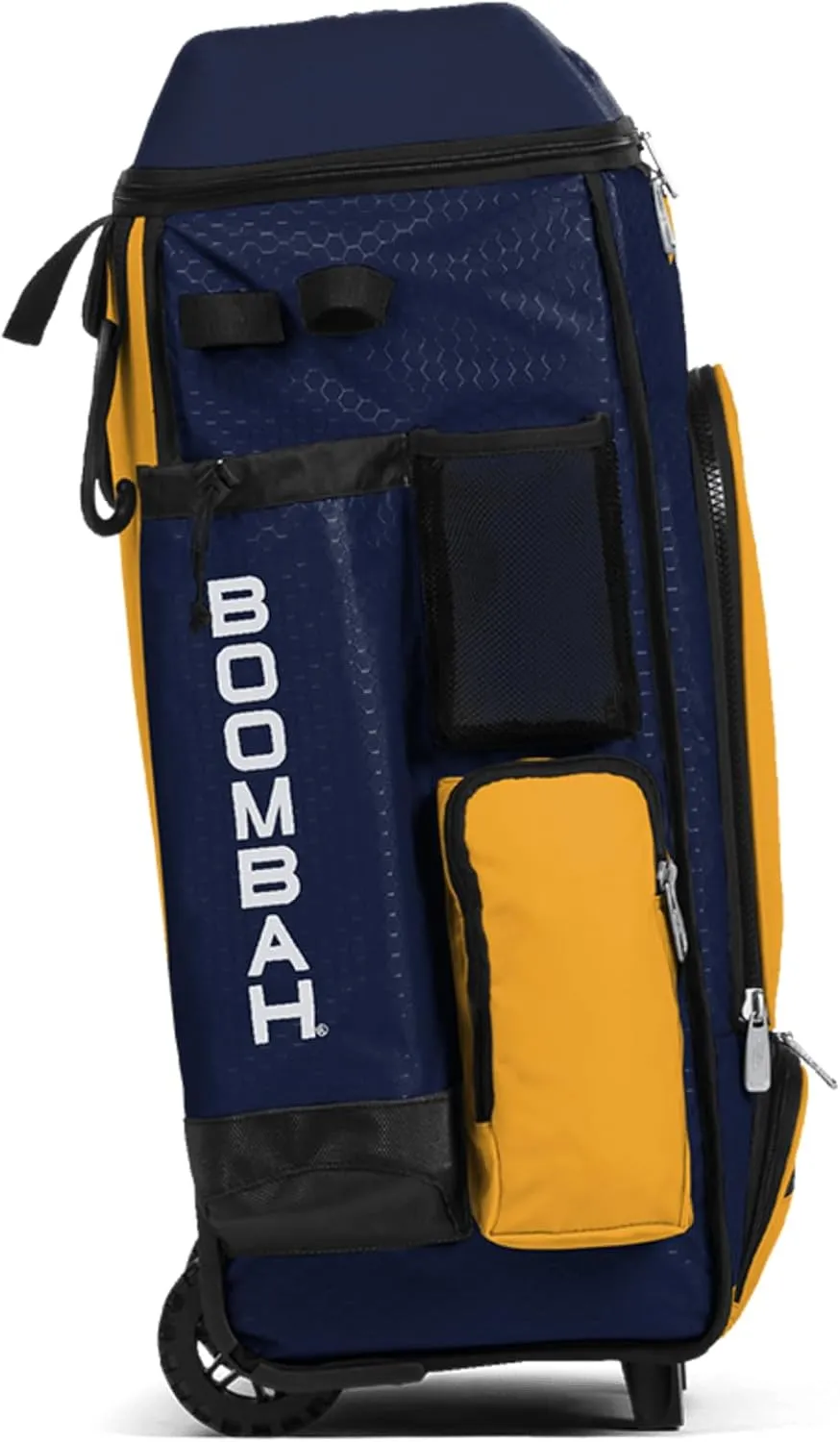 Boombah DEFCON Superpack Rolling Bat Bag - Multiple Colors - Telescopic Handle and Holds 4 Bats - Wheeled Version