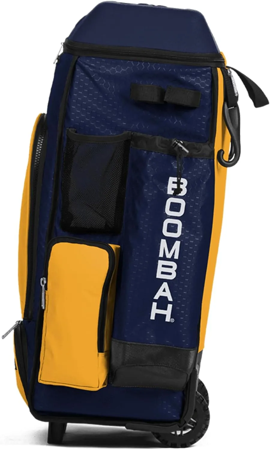 Boombah DEFCON Superpack Rolling Bat Bag - Multiple Colors - Telescopic Handle and Holds 4 Bats - Wheeled Version