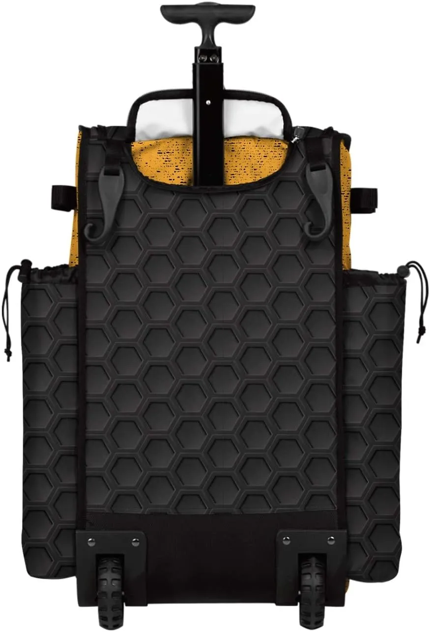 Boombah Rolling Superpack 2.0 3DHC Baseball/Softball Gear Bag - 23-1/2" x 13-1/2" x 9-1/2" - Multiple Colors - Telescopic Handle and Holds 4 Bats - Wheeled Version