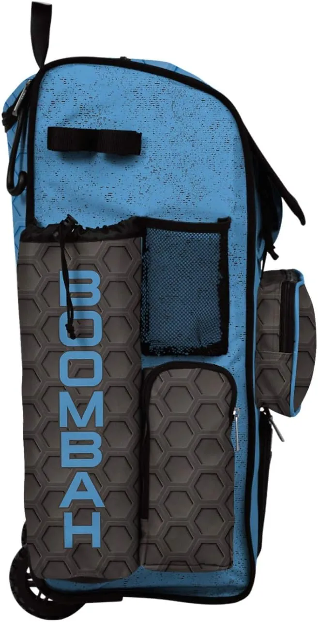 Boombah Rolling Superpack 2.0 3DHC Baseball/Softball Gear Bag - 23-1/2" x 13-1/2" x 9-1/2" - Multiple Colors - Telescopic Handle and Holds 4 Bats - Wheeled Version