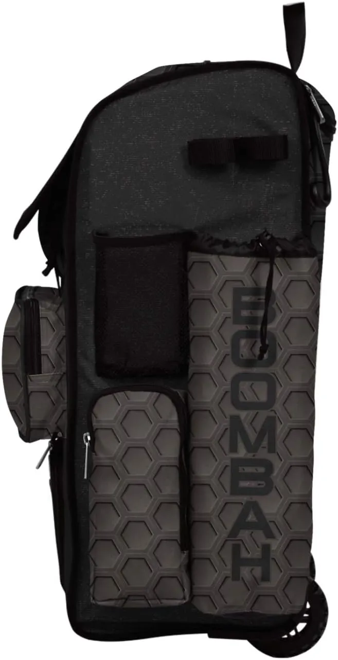 Boombah Rolling Superpack 2.0 3DHC Baseball/Softball Gear Bag - 23-1/2" x 13-1/2" x 9-1/2" - Multiple Colors - Telescopic Handle and Holds 4 Bats - Wheeled Version