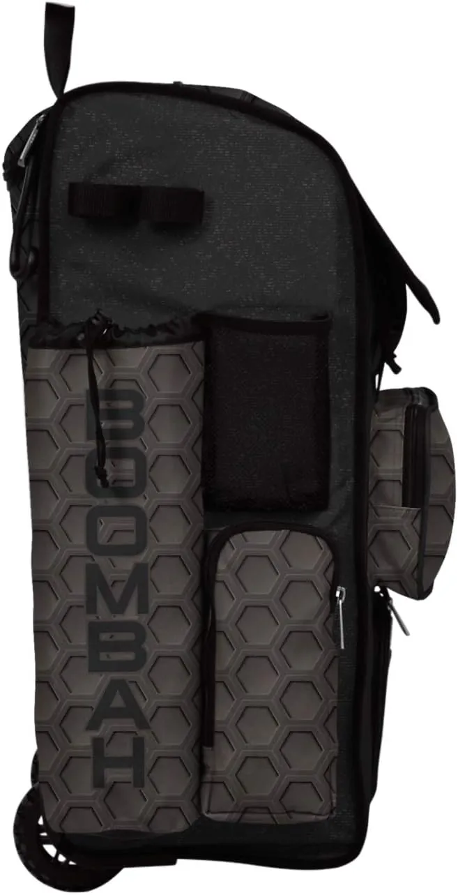 Boombah Rolling Superpack 2.0 3DHC Baseball/Softball Gear Bag - 23-1/2" x 13-1/2" x 9-1/2" - Multiple Colors - Telescopic Handle and Holds 4 Bats - Wheeled Version
