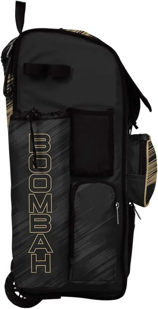 Boombah Rolling Superpack 2.0 Scratch Baseball/Softball Gear Bag - 23-1/2" x 13-1/2" x 9-1/2" - Multiple Colors - Telescopic Handle and Holds 4 Bats - Wheeled Version