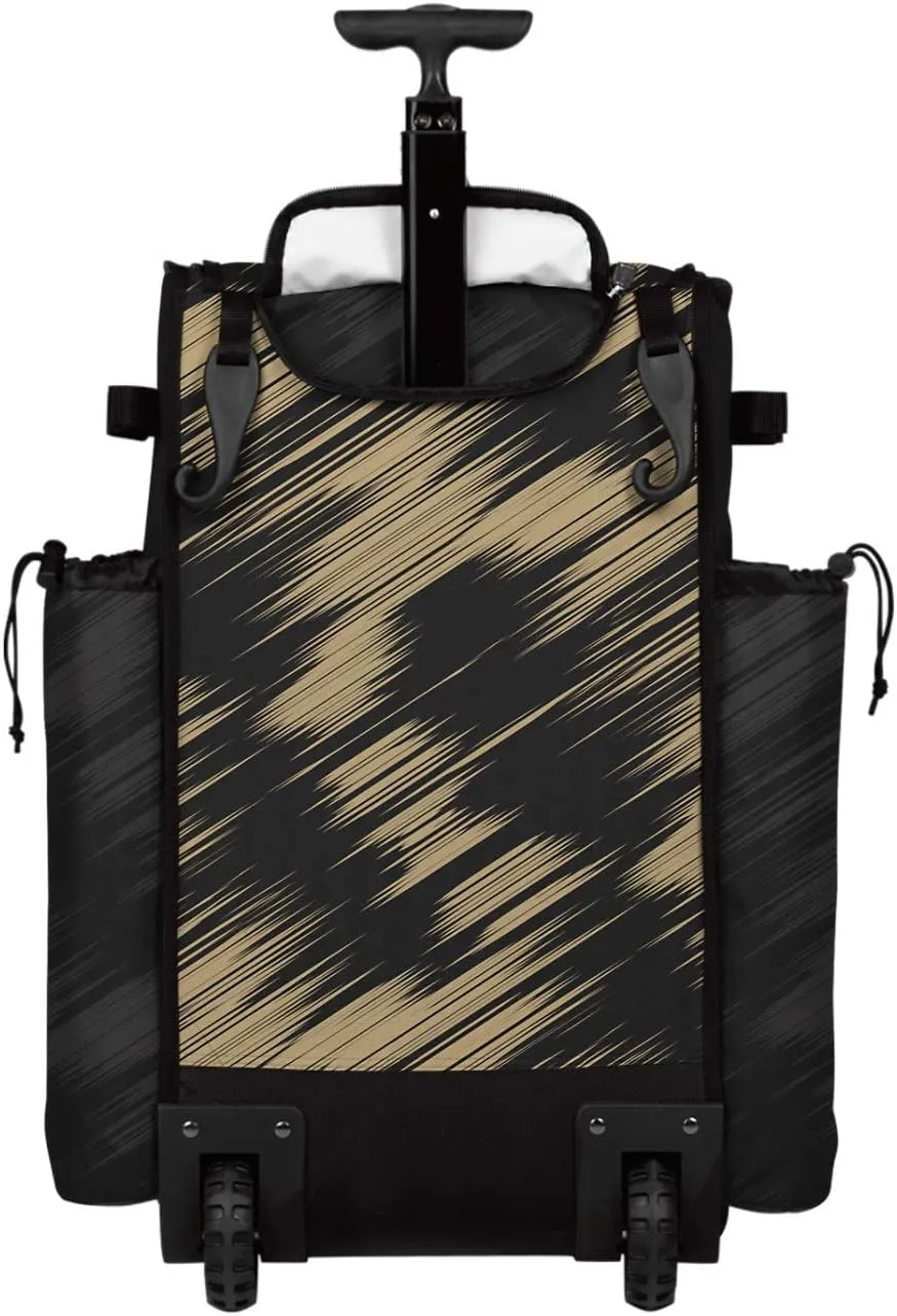 Boombah Rolling Superpack 2.0 Scratch Baseball/Softball Gear Bag - 23-1/2" x 13-1/2" x 9-1/2" - Multiple Colors - Telescopic Handle and Holds 4 Bats - Wheeled Version