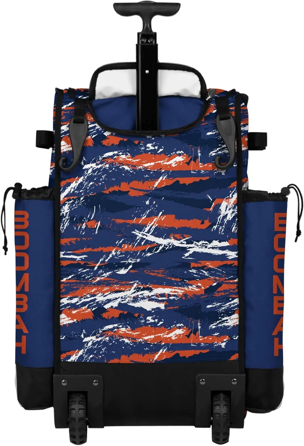 Boombah Rolling Superpack Baseball/Softball Gear Bag - Telescopic Handle - Holds 4 Bats - Wheeled Version - Razor Multiple Colors