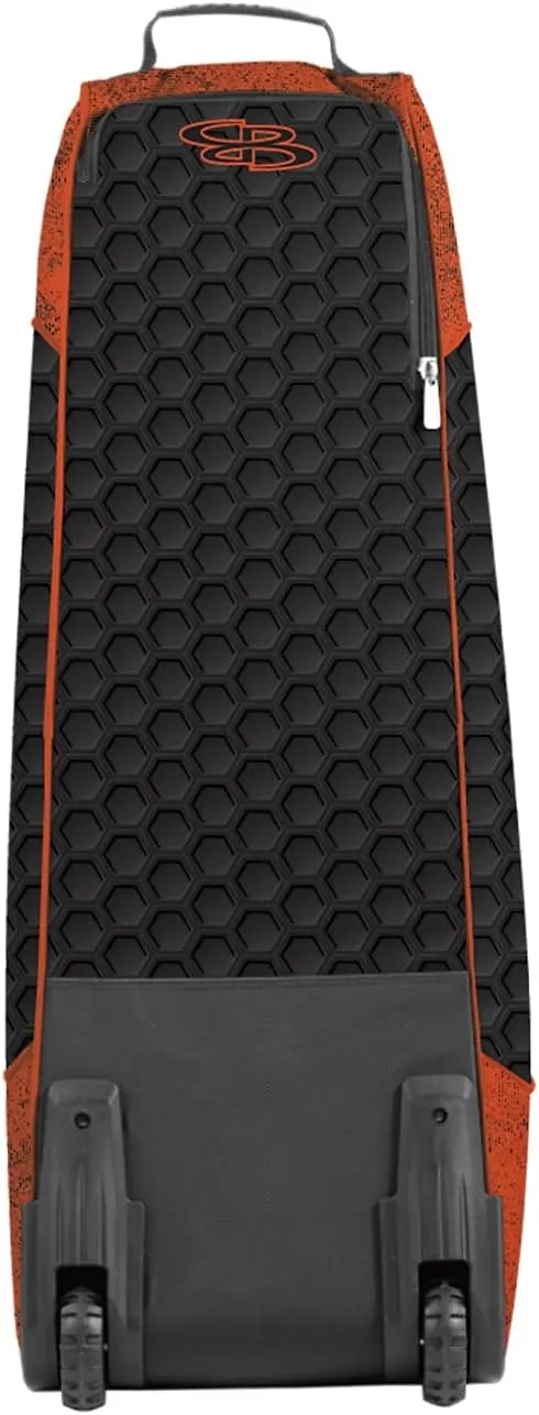 Boombah Spartan Rolling Bat Bag 2.0 3DHC - 38" x 12-1/2" x 12" - Multiple Colors Options - Holds 4 Bats and Much More