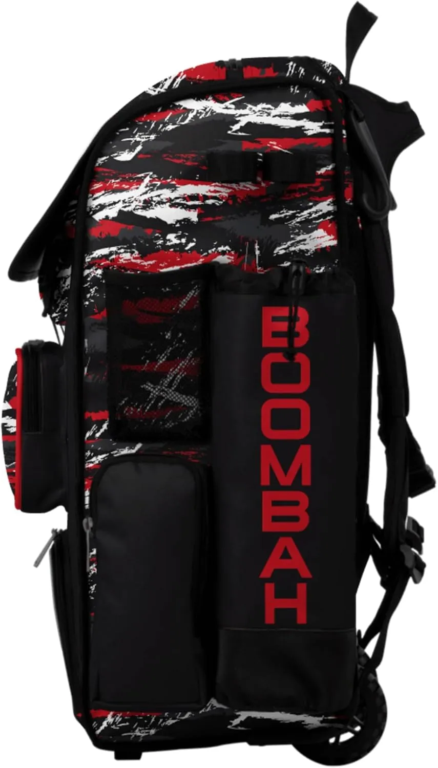 Boombah Superpack Hybrid Rolling Bat Bag - Wheeled & Backpack Version - Razor Multiple Colors
