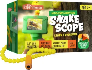 Borescope Snake Camera with Light for Kids, Unique Educational STEM Toys, Science Gifts for 5 Year Old Boy, Camping Nature Activities, Best Birthday Gift for Boys & Girls Ages 4 5 6 7 8 9 10 Years Old